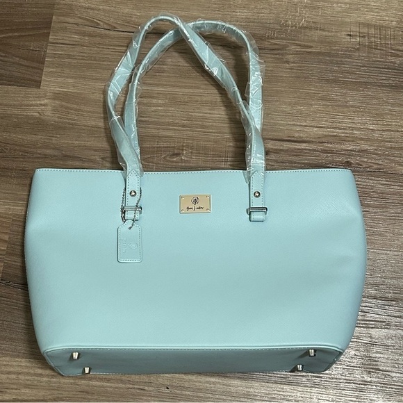 Yani J’adore Toe Shoulder Bag Tiffany Green Color NWOT - Picture 1 of 8